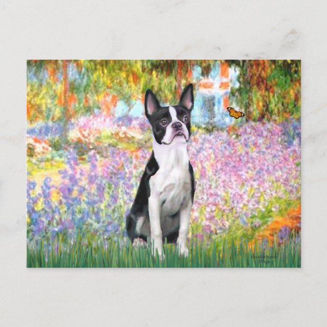 Cartão Postal Jardim em Giverney - Boston T (Frente)