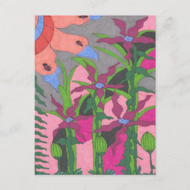 Cartão Postal Jardim em Twilight