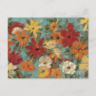 Cartão Postal Jardim Expressivo Brilhante