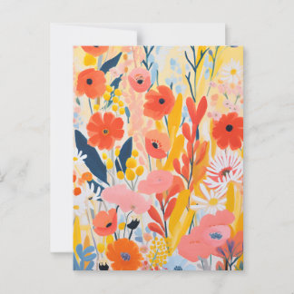 Cartão Postal Jardim Flor