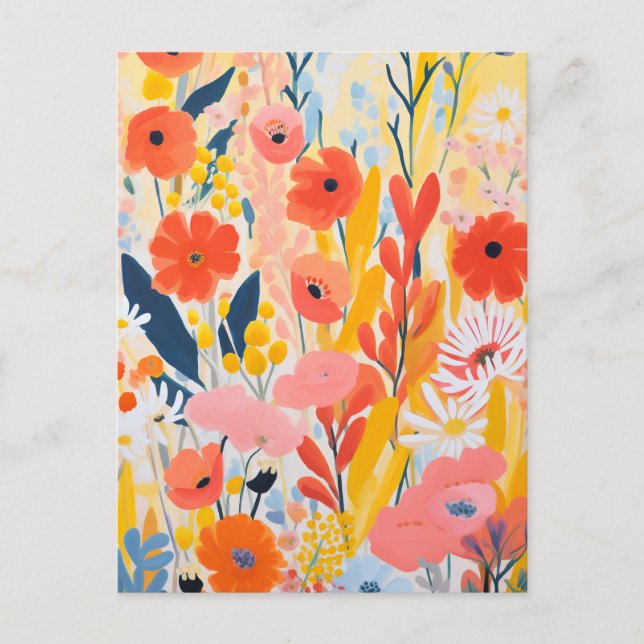 Cartão Postal Jardim Flor (Frente)