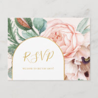 Jardim Floral Elegante | RSVP de Solicitação de Mú