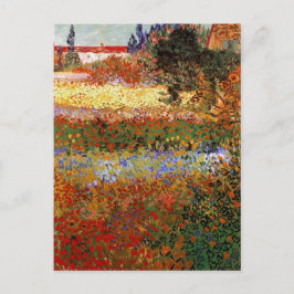 Cartão Postal Jardim Florido (F430) Van Gogh Arte Fina