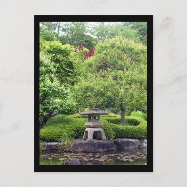Cartão Postal jardim japonês (Frente)