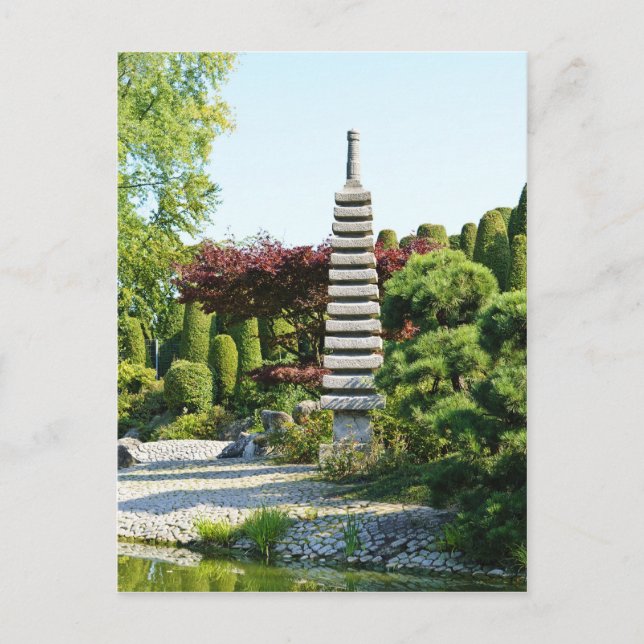 Cartão Postal Jardim Japonês (Frente)