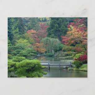 Cartão Postal Jardim Japonês no Washington Park