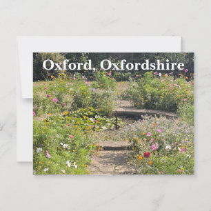 Cartão Postal Jardim Memorial Christ Church em Oxford