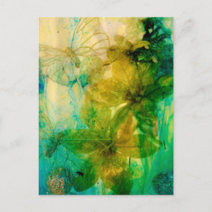 Cartão Postal "Jardim Místico - Raios Dourados" lírico origina