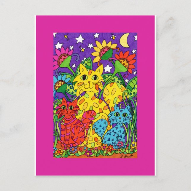 Cartão Postal Jardim Noturno (Frente)