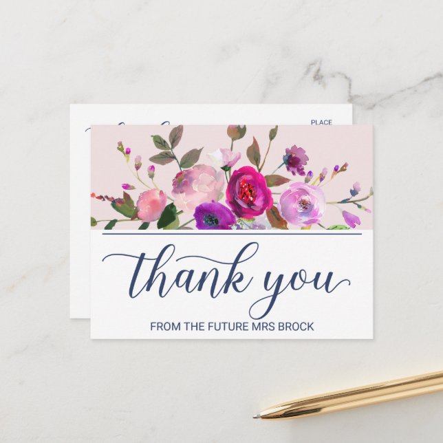 Cartão Postal Jardim Românico Obrigado (Frente/Verso In Situ)