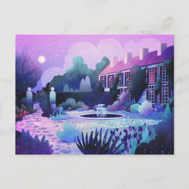 Cartão Postal Jardim Secreto (Frente)