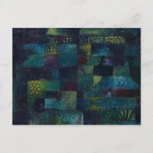Cartão Postal Jardim Terraceado, 1920 por Paul Klee