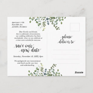 Cartão Postal Jardim Verde, o Amor é Paciente, Adiado