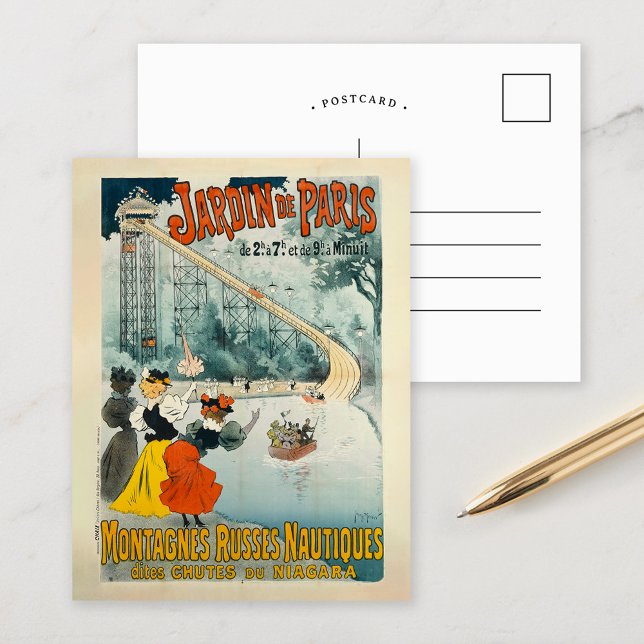 Cartão Postal Jardin de Paris | Georges Meunier (Criador carregado)