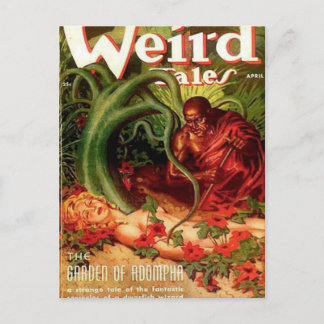 Cartão Postal Jardineiro e Mulher Cochilando