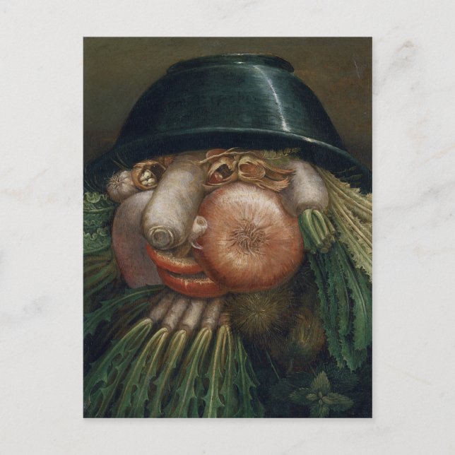 Cartão Postal Jardineiro Vegetal - Giuseppe Arcimboldo (Frente)