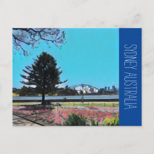 Cartão Postal Jardins botânicos da sydney
