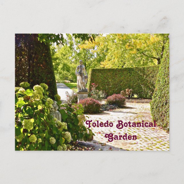 CARTÃO POSTAL "JARDINS BOTÂNICOS DE TOLEDO NO JARDIM" (PHOTOG) (Frente)