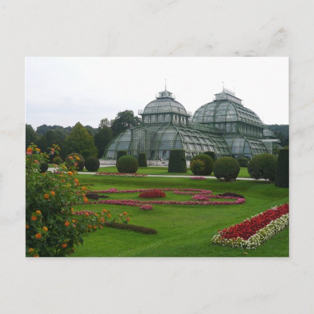 Cartão Postal Jardins Botânicos de Viena, Áustria (Frente)