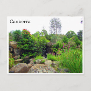 Cartão Postal jardins botânicos do Cânberra