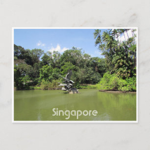 Cartão Postal jardins botânicos singapore
