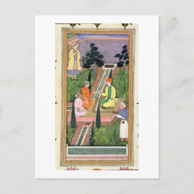 Cartão Postal Jardins d'água, do Álbum Clive (guache no pa) (Frente)