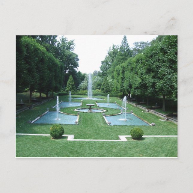 Cartão Postal Jardins de Água (Frente)