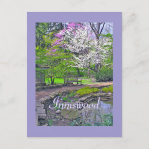 CARTÃO POSTAL JARDINS DE INNISWOOD, LINDOS EM PRIMAVERA