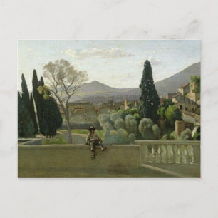 Cartão Postal Jardins de Villa d'Este, Tivoli, 1843