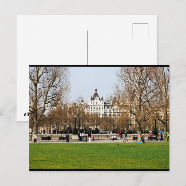 Cartão Postal Jardins de Whitehall (Frente/Verso)