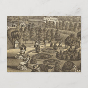 Cartão Postal Jardins e viveiros exóticos em Nova Jersey