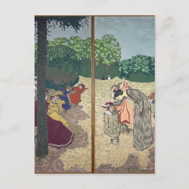 Cartão Postal Jardins Públicos (Frente)