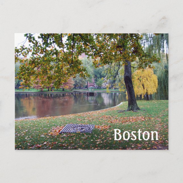 Cartão Postal Jardins Públicos de Boston (Frente)