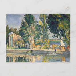 Cartão Postal Jas de Bouffan The Pond - Paul Cezanne - c1876