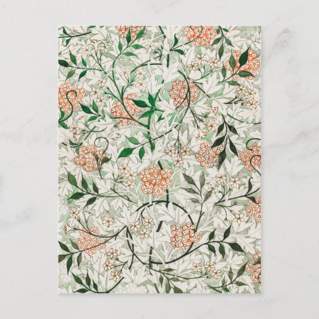 Cartão Postal Jasmine - William Morris (Frente)
