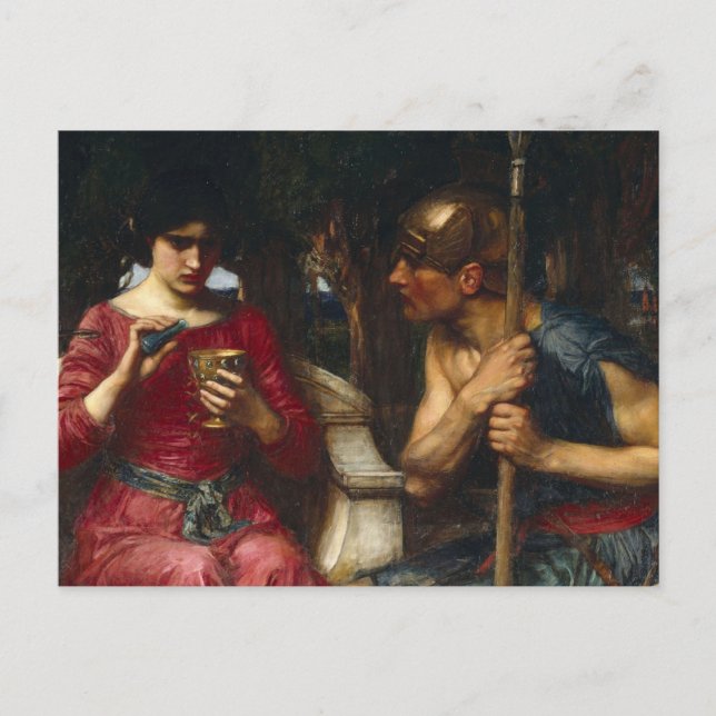 Cartão Postal Jason e Medea (Frente)