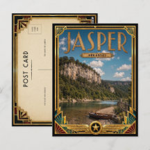 Jasper Arkansas Arte Deco Vintage Idade Dourada