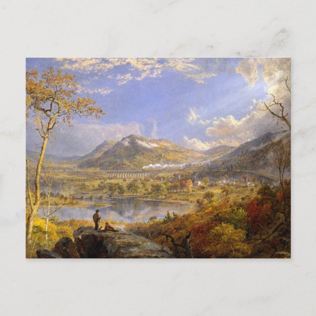 Cartão Postal Jasper Francis Cropsey - Starrucca Viaduct (Frente)