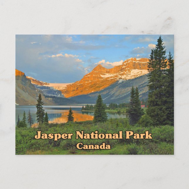 Cartão Postal Jasper National Park Canadá (Frente)