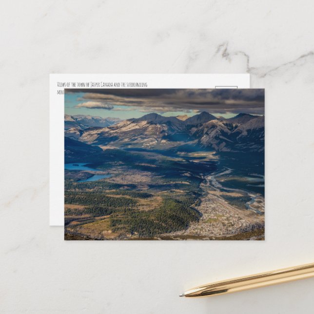 Cartão Postal Jasper Sky Tram (Frente/Verso In Situ)