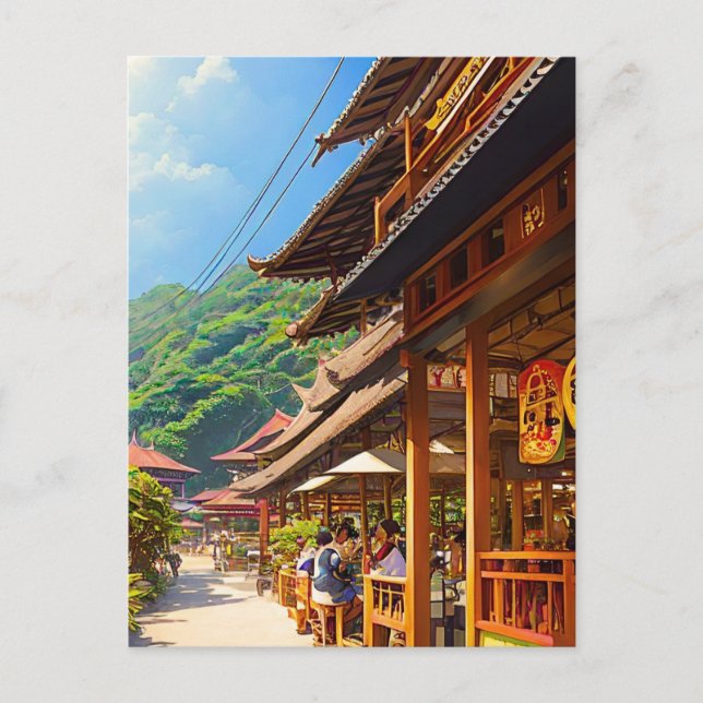 Cartão Postal Javanese Coffee House (Frente)