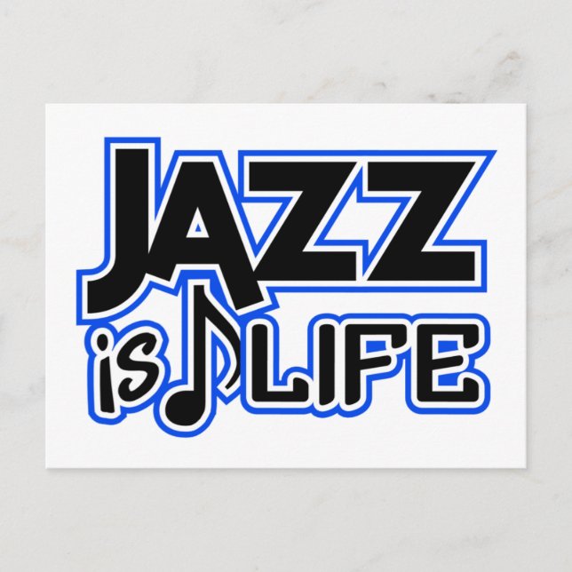 Cartão postal Jazz (Frente)