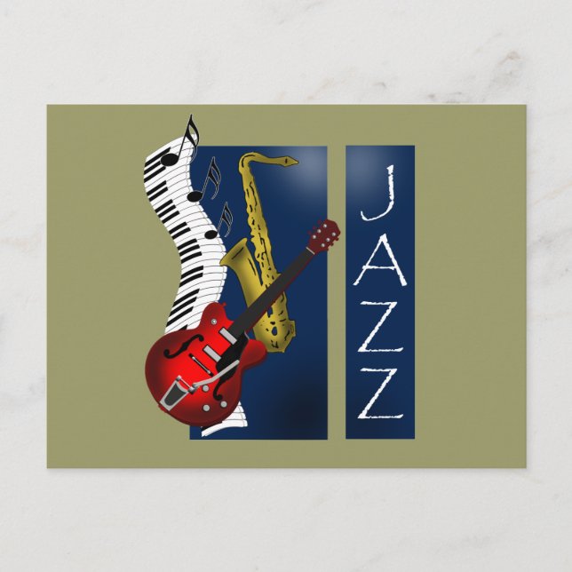 Cartão Postal Jazz (Frente)