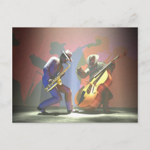 Cartão Postal Jazz Duel