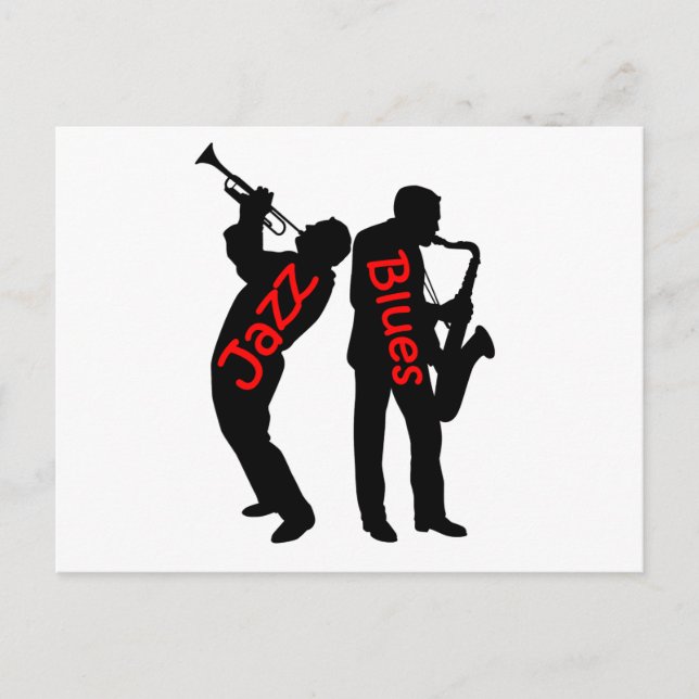 Cartão Postal Jazz e Blues (Frente)