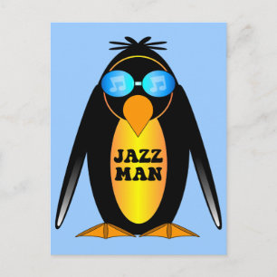 Cartão Postal Jazz Man