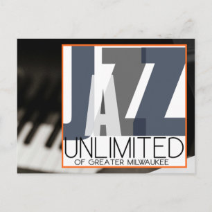 Cartão Postal Jazz Unlimited