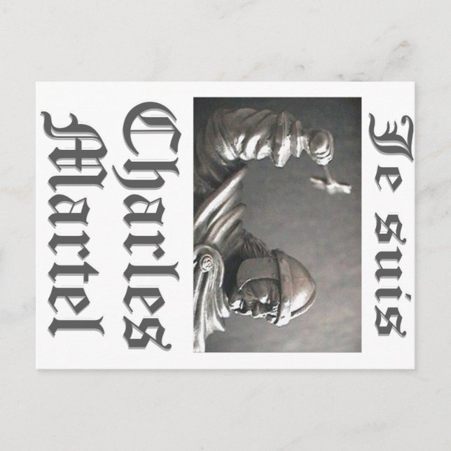 Cartão Postal Je Suis Charles Martel (fotografia) (Frente)