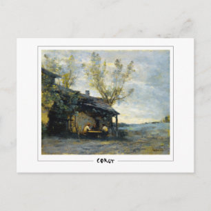 Cartão Postal Jean-Baptiste-Camille Corot #10-2 - Belas Artes Po