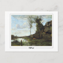 Jean-Baptiste-Camille Corot #325-2 - Arte fina P…
